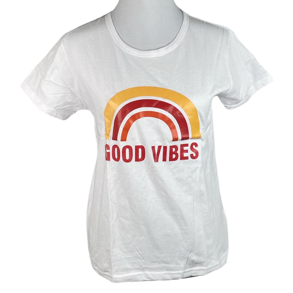 Good Vibes TShirt White XLarge